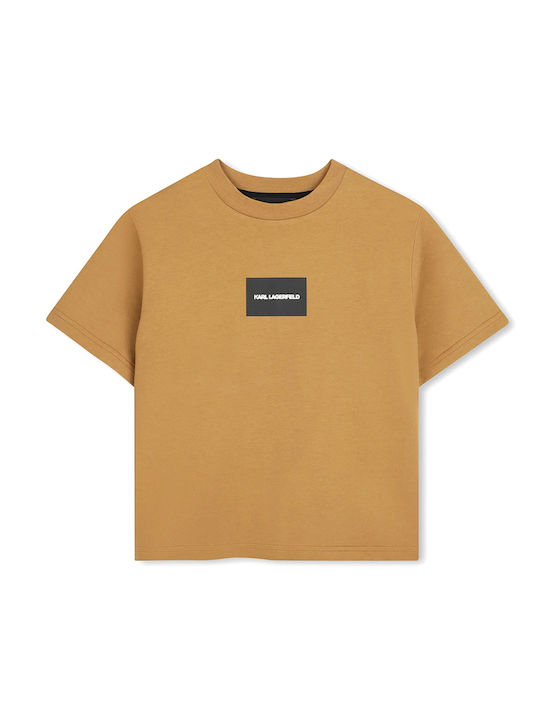 Karl Lagerfeld Kids T-shirt Light Chocolate Brown