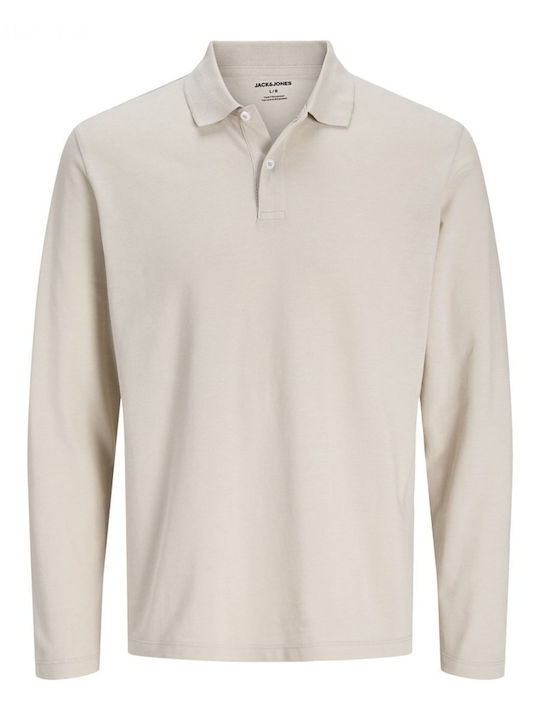 Jack & Jones Polo Long Sleeve Blouse Ecru