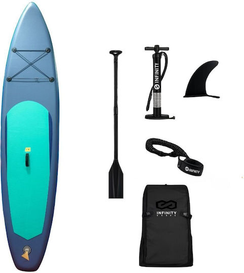 Dream House Aufblasbare SUP Board mit Länge 3,5m Hellblau