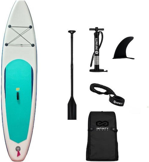 Dream House Aufblasbare SUP Board mit Länge 3,5m Hellblau