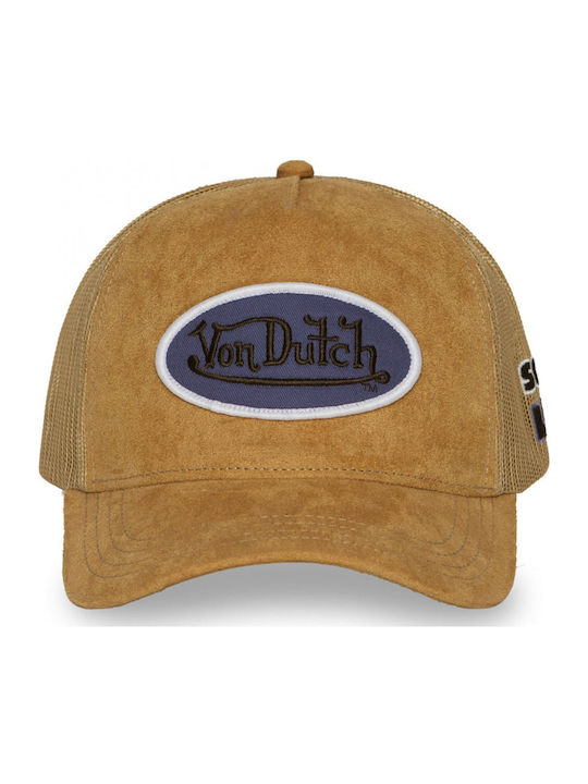 Von Dutch Unisex Καπελο Trucker Κιτρινο Vd 1 Ct Fur 17-yellow