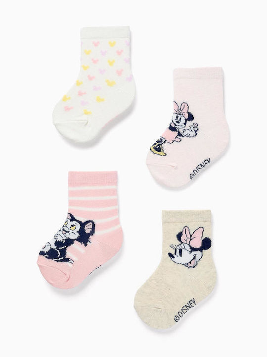 Zippy Kids' Socks Ecru 4 Pairs Zippy Kids' Socks Ecru 4 Pairs