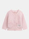 Cardigan Pentru Copii Tricotat Roz