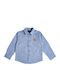 Kids Long-Sleeved Light Blue Shirt