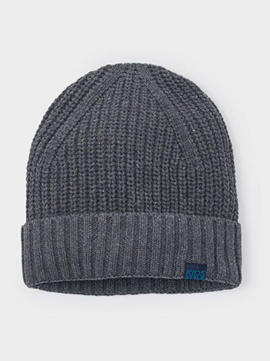 Mayoral Kids Knitted Beanie Grey