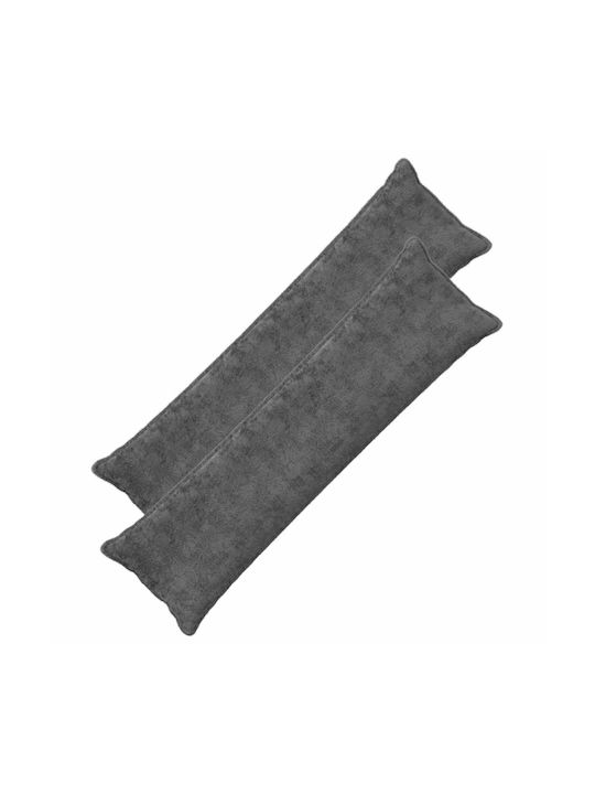 vidaXL Față De Pernă Houten Gri Închis 40x145cm