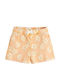 Kids Shorts Bermudas Fabric Orange