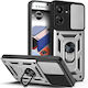 Orso Combo Kickstand Slide Back Cover Ασημί (Realme C65)