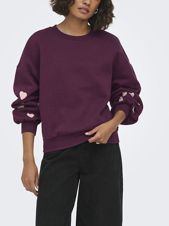 Only Damen Sweatshirt Lila