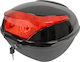 Motorcycle Top Cases 30 Liters Red