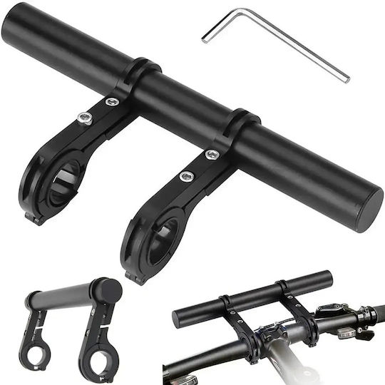 Extensie Pentru Ghidon De Bicicletă 20cm Din Aluminiu Cu Suport Dublu