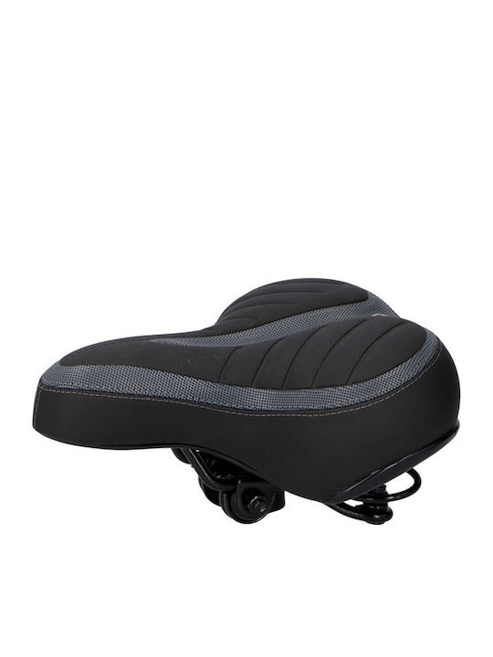 Dunlop Bicycle Saddle Black with Gel 250 x 210 mm