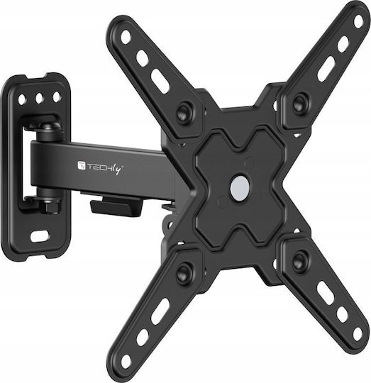 Techly Стенна стойка за TV 13-43'' Въртяща се и накланяща се До 20kg