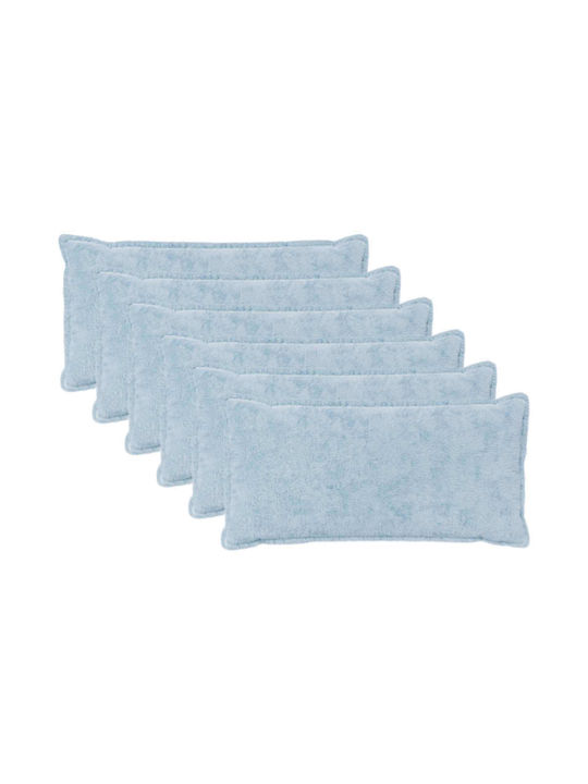 vidaXL Decorative Pillow Case Houten Light Blue...