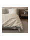 Charalambidis Textiles Salonica Σεντόνι King Size με Λάστιχο 180x200+30εκ. Γκρι