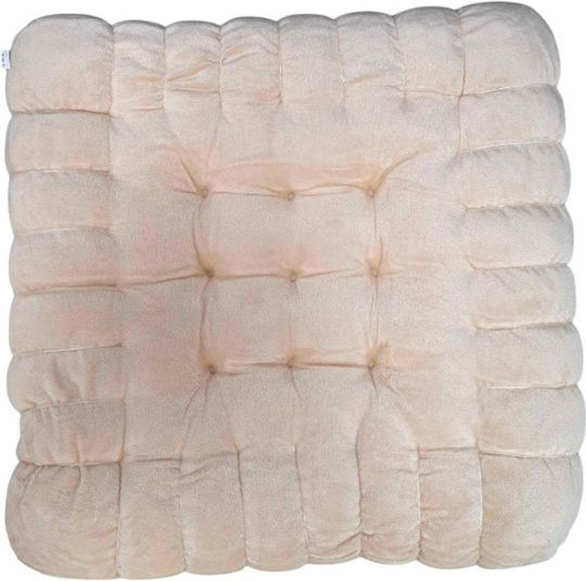 Gartenstuhlkissen Beige 40x40cm