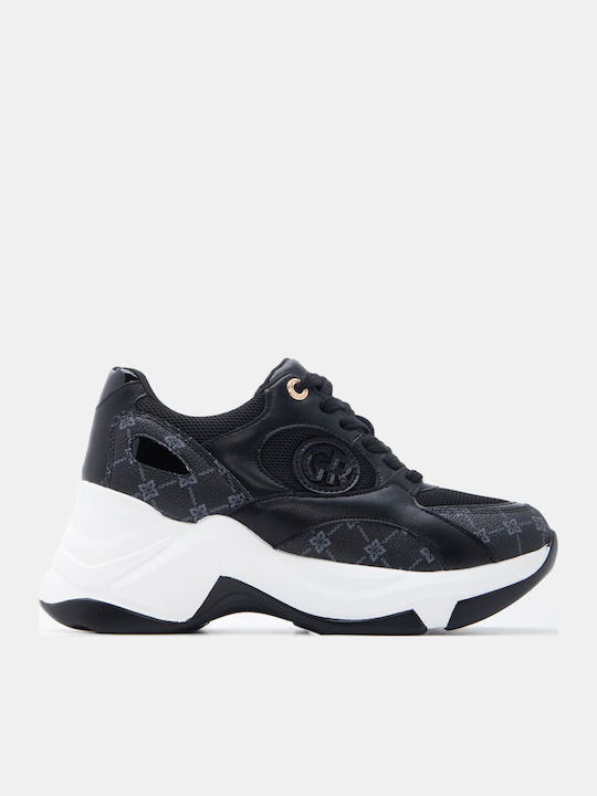 Luigi Chunky Sneakers Schwarz