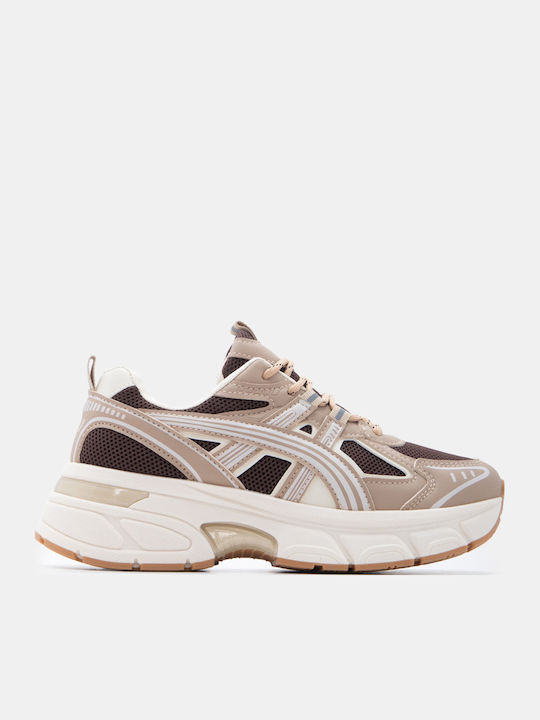 Luigi Sneakers Μπεζ-σκούρο