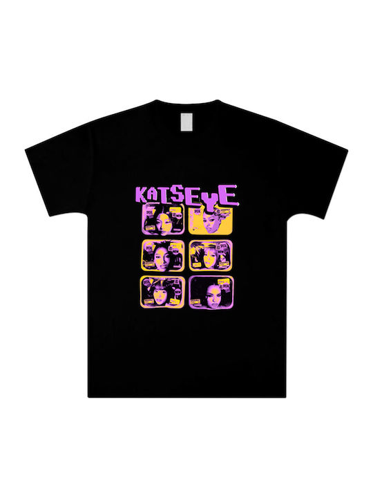 Kinderoberteile T-Shirt Schwarz Katseye