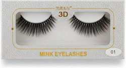 Gene false 3D Strip Lashes Mink 01