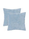 vidaXL Decorative Pillow Case Heerlen Light Blue 40x40cm