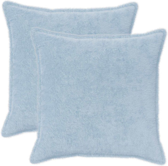 vidaXL Față De Pernă Houten Albastru Deschis 80x80cm