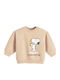 Kinder-Sweatshirt Beige