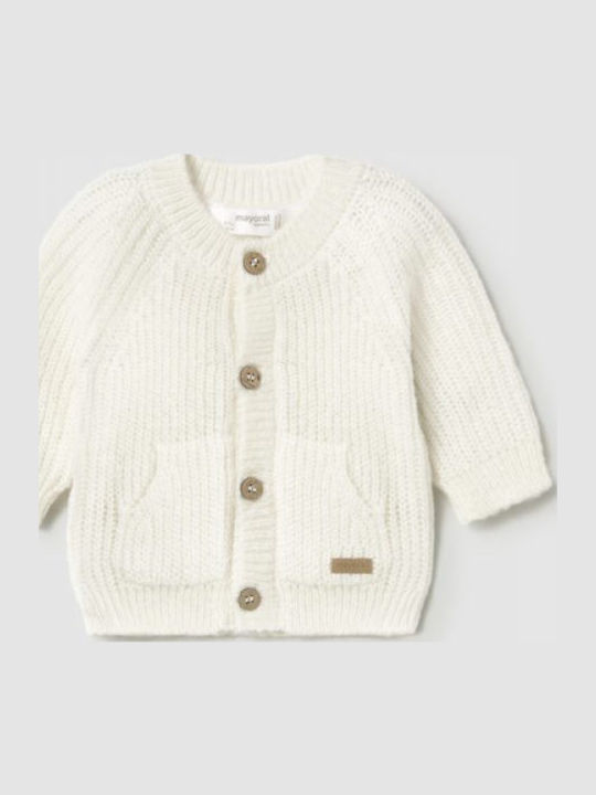 Mayoral Kinder-Strickjacke Ecru