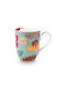 Голяма Чаша с Дръжка 350ml Pip Studio Blooming Tales Fantasy Blue