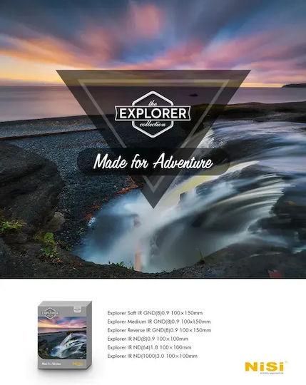 Nisi Filtru Pătrat Explorer 100x100mm Irnd 1000 10 Opriri 10 Unități