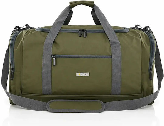 RCM Geantă Voiaj Verde Din Material Textil 60x29cm