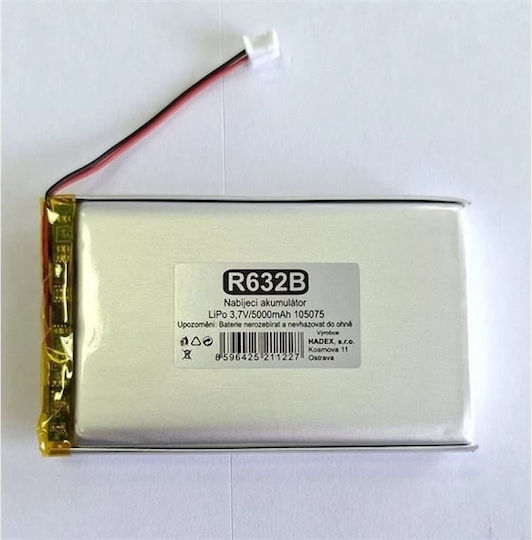 Hadex Li-Po Batterie 3.7V 5000mAh 1S für RC-Fahrzeug