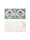 Selbstklebende Vinylkacheln Vogel Blumenmuster 10x40x20 cm