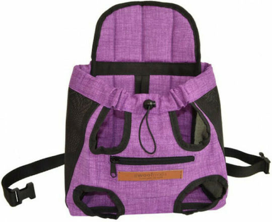 Woofmoda Hundetragetaschen Für Transport Hund Lila M23xB22xH11cm