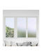 vidaXL Self Adhesive Window Film Grey Frosted Effect 60 x 500 cm PVC