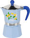 Bialetti Rainbow Кафеварка за еспресо Жълта