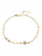 Senza Women's Silver Gold Plated Bracelet