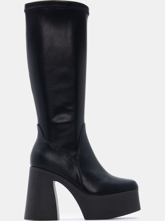 Luigi Damenstiefel Schwarz