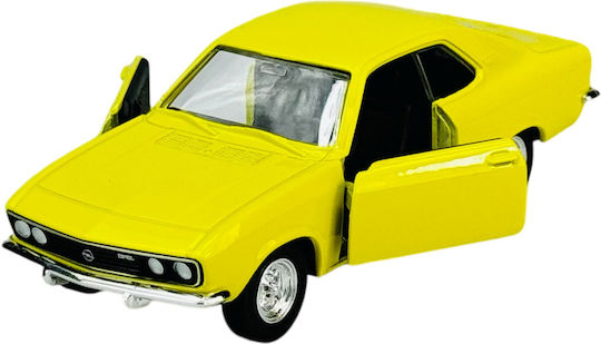 Welly 1970 Opel Manta A Gelb Maßstab 1:34 43814