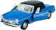 Welly Old Timer Peugeot 404 Cabriolet Син Капак 1:34 43604