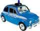 Welly Fiat Nuova 500 Police 1:24 22515