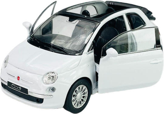 Welly 2010 Fiat 500c Weiß 1:34 43612