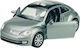 Welly Vw Volkswagen Beetle Ασημι 1:34 43650