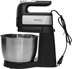 Kraft & Dele Küchenmaschine 1000W mit Rostfreiem Schüssel 4,5l Grau Kraft & Dele Küchenmaschine 1000W mit Rostfreiem Schüssel 4,5l Grau