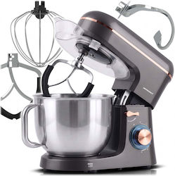 Berdsen Küchenmaschine 1400W mit Rostfreiem Schüssel 6lt Grau Berdsen Küchenmaschine 1400W mit Rostfreiem Schüssel 6lt Grau