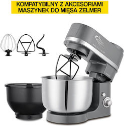 Zelmer Кухненски робот 1800W с Неръждаем Казан 4.5lt Сив Zelmer Кухненски робот 1800W с Неръждаем Казан 4.5lt Сив