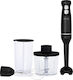 ECG Blender de mână cu tijă din plastic 400W negru
