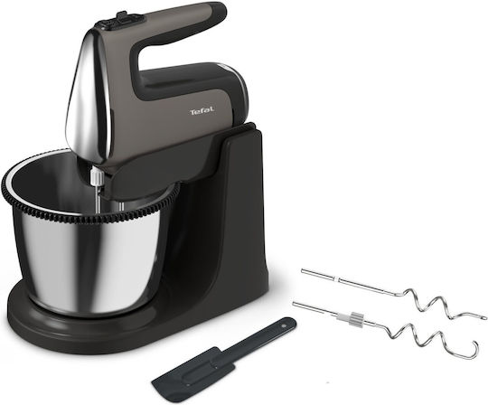Tefal Powermix Silence Μίξερ με Inox Κάδο 2.5lt Μαύρο 850W