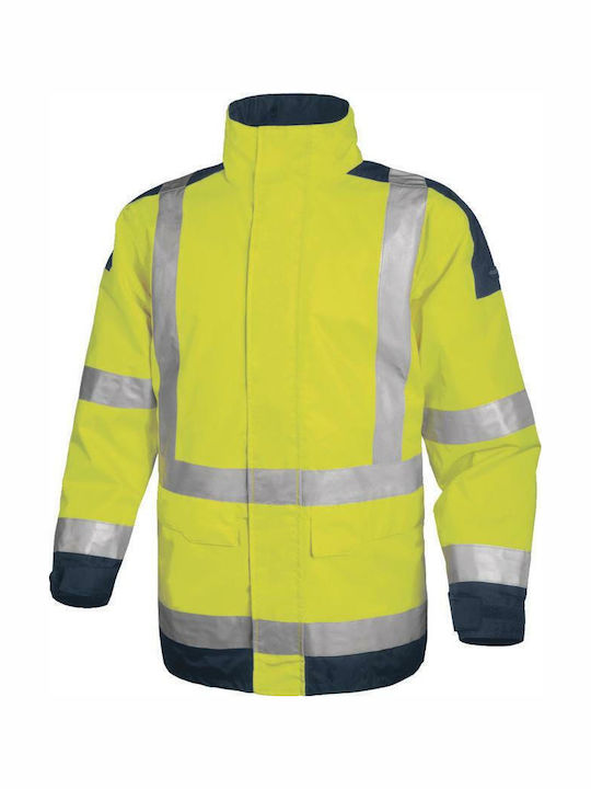 Delta Plus Easyview Work Jacket Reflective Yellow