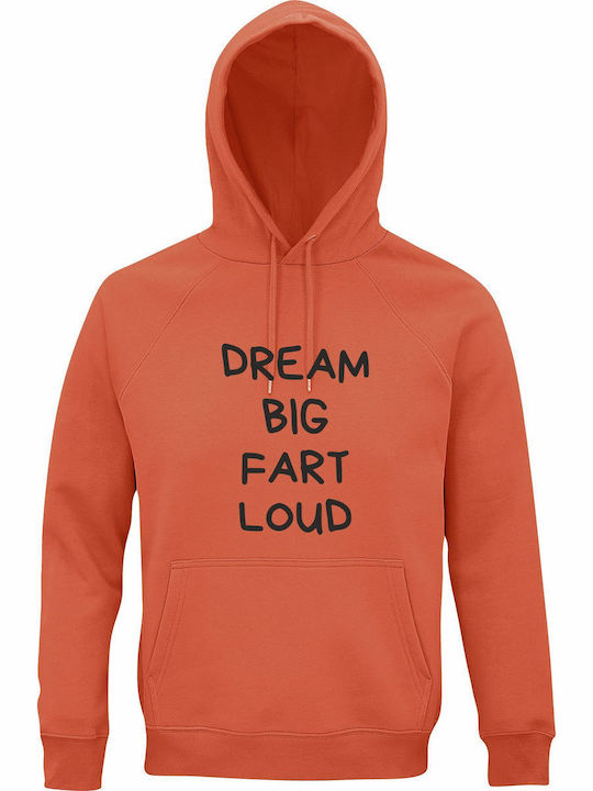 kirikoko Dream Big Fart Loud, Funny Quote Φούτερ με Κουκούλα